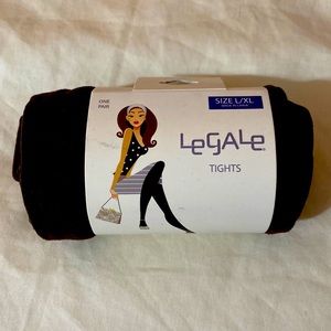 Brown tights - nylon/spandex